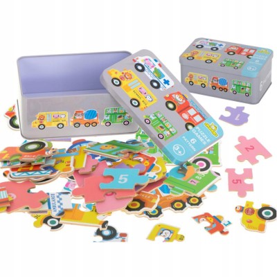 Moje pierwsze puzzle pojazdy służbowe – 30 elementów, 6 układanek | Edukacyjne puzzle dla dzieci Moje pierwsze puzzle pojazdy służbowe – 30 elementów, 6 układanek | Edukacyjne puzzle dla dzieci