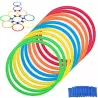 Gra w klasy – zestaw 10 kolorowych obręczy z łącznikami