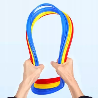 Gra w klasy – zestaw z obręczami dla dzieci skakanie w domu i ogrodzie