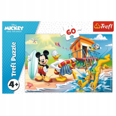 Puzzle Disney Myszka Miki 60 el. – rozwijająca zabawa z Mikim i przyjaciółmi | Trefl 17359 Puzzle Disney Myszka Miki 60 el. – rozwijająca zabawa z Mikim i przyjaciółmi | Trefl 17359