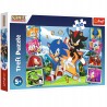 Puzzle Sonic 100 elementów Poznaj Sonica Trefl 16465