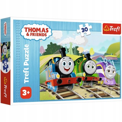 Puzzle 30 el. Tomek i Przyjaciele – edukacyjna układanka Trefl 18294 Puzzle 30 el. Tomek i Przyjaciele – edukacyjna układanka Trefl 18294