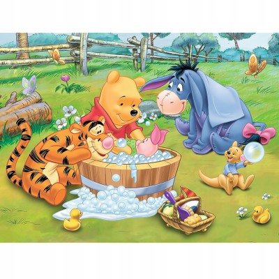 Puzzle Kubuś Puchatek 30 elementów | Nauka i zabawa z bohaterami bajki | Trefl 18273