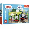 Puzzle 60 elementów Tomek i Przyjaciele – układanka edukacyjna z bajki dla dzieci Trefl 17379