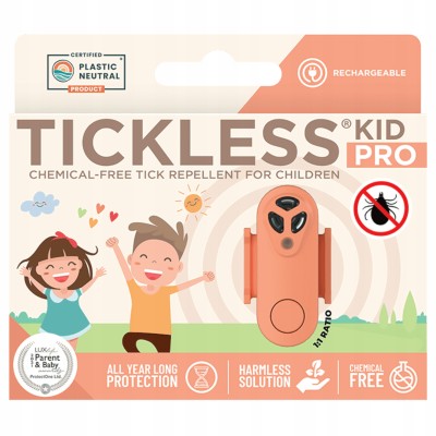 Tickless Kid PRO – bezpieczna, bez chemio ultradźwiękowa ochrona dzieci przed kleszczami