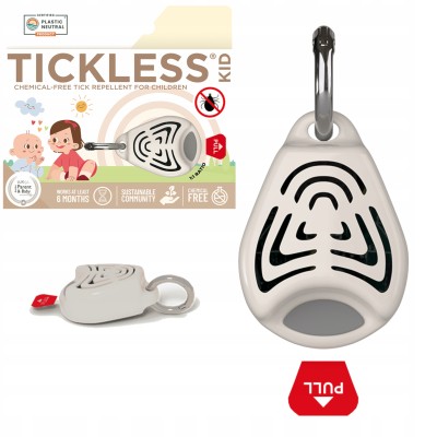 Tickless Kid ochrona przed kleszczami bez chemii | Ultradźwiękowy odstraszacz dla dzieci