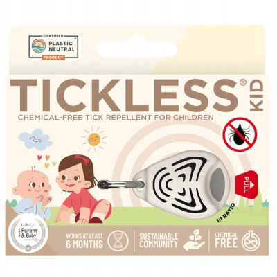 Tickless Kid ochrona przed kleszczami bez chemii | Ultradźwiękowy odstraszacz dla dzieci