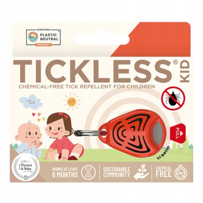 Tickless Kid PRO – Ultradźwiękowa ochrona przed kleszczami dla dzieci i dorosłych | Bez chemii, bezpieczna alternatywa