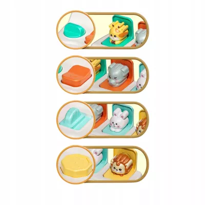 Interaktywna Zabawka Dla Niemowląt – Wyskakujące Zwierzątka Montessori