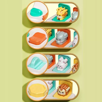 Interaktywna Zabawka Dla Niemowląt – Wyskakujące Zwierzątka Montessori