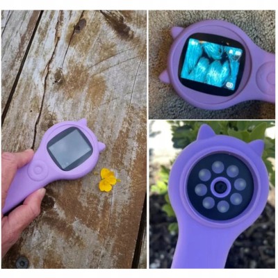 Przenośny Mikroskop Elektroniczny dla Dzieci 500x | Kamera 2 Mpix, Ekran LCD, USB
