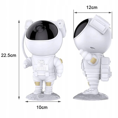 Projektor Galaxy Astronauta – Kosmiczna Lampa LED z Mgławicą i Gwiazdami, Sterowanie Pilotem