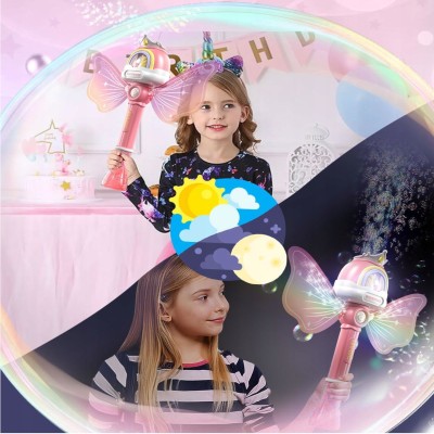 Magiczna różdżka do baniek – świecąca zabawka z efektem baniek dla dzieci