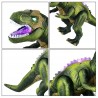 Zdalnie sterowany dinozaur Tyranozaur z dźwiękiem i światłem | zabawka interaktywna dla dzieci z pilotem