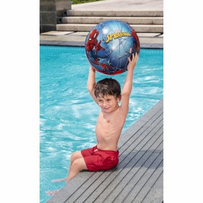 Piłka plażowa Spiderman dla dzieci – dmuchana, lekka, 51 cm – Bestway 98002