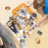 Interaktywny tor z autkami i statkiem kosmicznym – zabawka edukacyjna