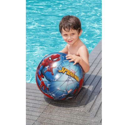 Piłka plażowa Spiderman dla dzieci – dmuchana, lekka, 51 cm – Bestway 98002