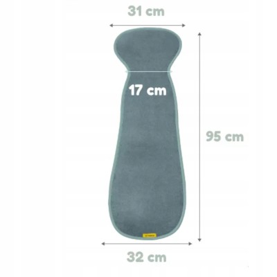 AeroMoov wkładka Mint 15–36 kg do fotelika – przewiewna, bawełniana, bezpieczna, antypotowa AeroMoov wkładka Mint 15–36 kg do fotelika – przewiewna, bawełniana, bezpieczna, antypotowa