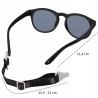 Okulary przeciwsłoneczne dziecięce Dooky Hawaii Black polaryzacyjne elastyczne UV400 6-36M – na plażę, rower, zimę