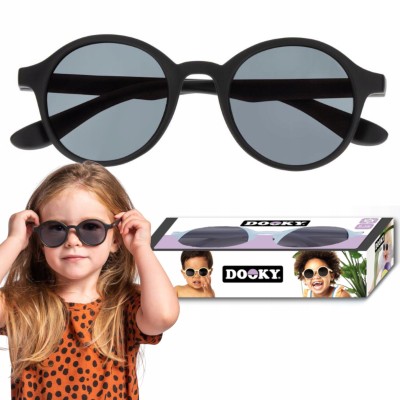 Okulary przeciwsłoneczne Dooky Bali Junior Black dla dzieci 3-7 lat - polaryzacyjne, elastyczne, UV400 Okulary przeciwsłoneczne Dooky Bali Junior Black dla dzieci 3-7 lat - polaryzacyjne, elastyczne, UV400