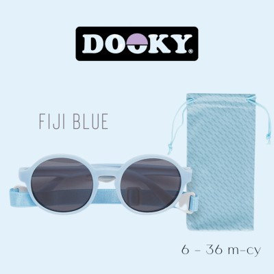 Okulary przeciwsłoneczne Dooky Fiji Blue dla dzieci 6–36 miesięcy UV400 elastyczne i wytrzymałe