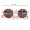 Dooky Fiji Pink okulary przeciwsłoneczne dla dzieci 6–36 miesięcy UV400 z polaryzacją i paskiem