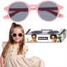 Okulary dziecięce Dooky Bali Pink 3–7 lat polaryzacyjne, niezniszczalne, na plażę i śnieg