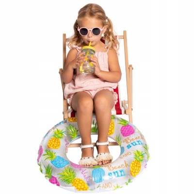 Dooky Bali Pink – dziecięce okulary 3–7 lat, niezniszczalne, polaryzacyjne, UV400, elastyczne