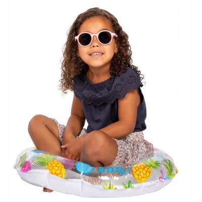Dooky Bali Pink – dziecięce okulary 3–7 lat, niezniszczalne, polaryzacyjne, UV400, elastyczne