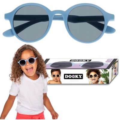 Dooky Bali Blue – okulary dziecięce 3–7 lat, niezniszczalne, UV400, polaryzacja, na lato i plażę