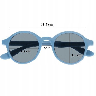 Dooky Bali Blue – okulary dziecięce 3–7 lat, niezniszczalne, UV400, polaryzacja, na lato i plażę