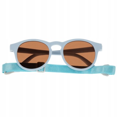 Dooky Aruba Blue – okulary dziecięce 6–36 miesięcy, niezniszczalne, UV400, polaryzacja, na lato i plażę