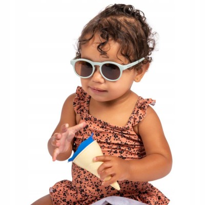 Dooky Aruba Blue – okulary dziecięce 6–36 miesięcy, niezniszczalne, UV400, polaryzacja, na lato i plażę