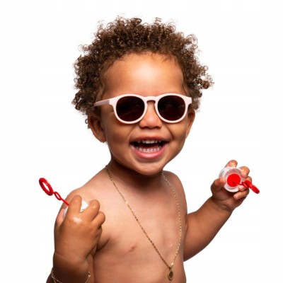 Dooky Aruba Pink – okulary dziecięce 6–36 miesięcy, polaryzacyjne, niezniszczalne, UV400, idealne na lato