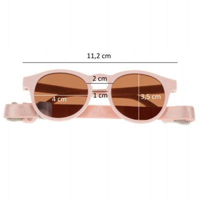 Dooky Aruba Pink – okulary dziecięce 6–36 miesięcy, polaryzacyjne, niezniszczalne, UV400, idealne na lato