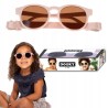 Okulary dziecięce polaryzacyjne Dooky Aruba Pink 6–36M niezniszczalne, UV400, z paskiem na plażę i lato
