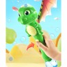 Różdżka do baniek dinozaur z dźwiękiem i światłem – magiczna zabawa na dworze