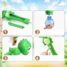 Różdżka do baniek dinozaur z dźwiękiem i światłem – magiczna zabawa na dworze