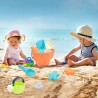 Zestaw do piasku z wiaderkiem, konewką i foremkami morskimi – kreatywna zabawa na plaży, w ogrodzie i piaskownicy