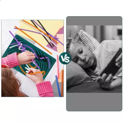 Sensoryczna tablica aktywności – silikonowa, dwustronna, z kolorowymi sznurkami