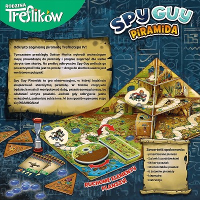 Spy Guy Piramida – Detektywistyczna gra kooperacyjna z przestrzenną planszą Trefl 02581