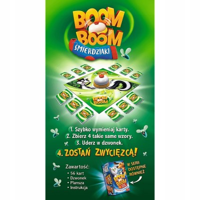 Boom Boom Śmierdziaki – Gra rodzinna na refleks i spostrzegawczość Trefl 01910 Boom Boom Śmierdziaki – Gra rodzinna na refleks i spostrzegawczość Trefl 01910
