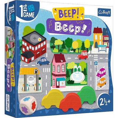Beep Beep –  Gra Planszowa dla Dzieci od 2,5 Roku | Trefl 02344