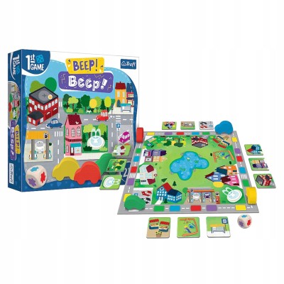 Beep Beep –  Gra Planszowa dla Dzieci od 2,5 Roku | Trefl 02344