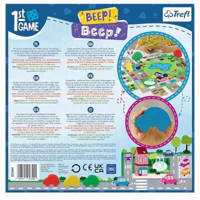 Beep Beep –  Gra Planszowa dla Dzieci od 2,5 Roku | Trefl 02344