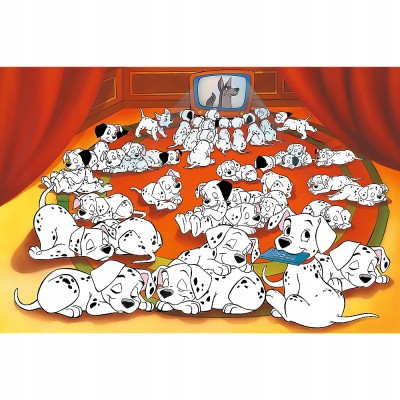 Puzzle 600 el. 40-lecie Trefl - 101 Dalmatyńczyków 37604 Puzzle 600 el. 40-lecie Trefl - 101 Dalmatyńczyków 37604