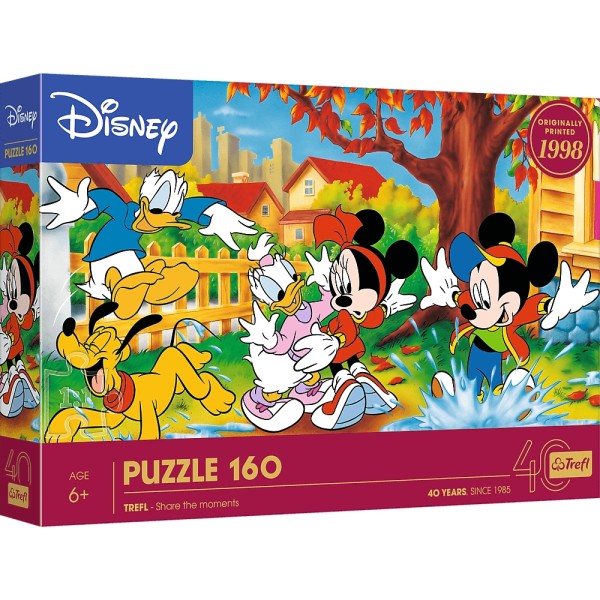 Puzzle 160 el. 40-lecie Zabawa w kałużach Trefl 40055