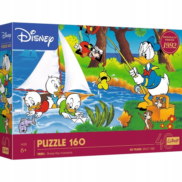 Puzzle  160 el. 40-lecie Przygoda nad jeziorem Trefl 40053