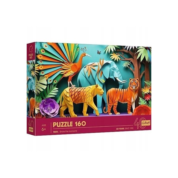 Puzzle z efektem 3D 160 el. 40-lecie Dżungla Trefl 40051