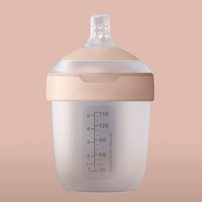 Butelka do karmienia LOVI Mammafeel 150ml ze smoczkiem dynamicznym 0m+ Butelka do karmienia LOVI Mammafeel 150ml ze smoczkiem dynamicznym 0m+